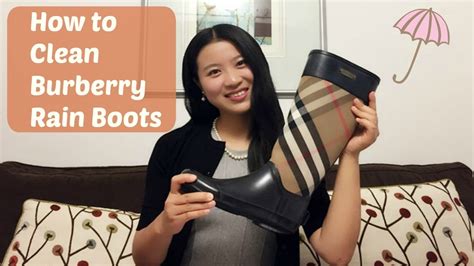 how to clean black burberry rain boots|How to Clean and Maintain Burberry Rain Boots .